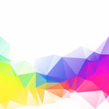 Renkli poligonal mozaik arka plan yaratıcı tasarım şablonları