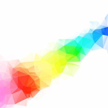Renkli poligonal mozaik arka plan yaratıcı tasarım şablonları