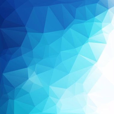 mavi çokgen mozaik arkaplan, yaratıcı tasarım şablonları