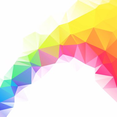 Renkli poligonal mozaik arka plan yaratıcı tasarım şablonları