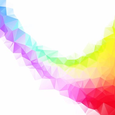 Renkli poligonal mozaik arka plan yaratıcı tasarım şablonları