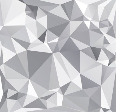 Gri Beyaz Çokgen Arkaplan, Yaratıcı Tasarım Şablonları