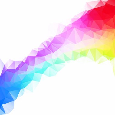 Renkli poligonal mozaik arka plan yaratıcı tasarım şablonları