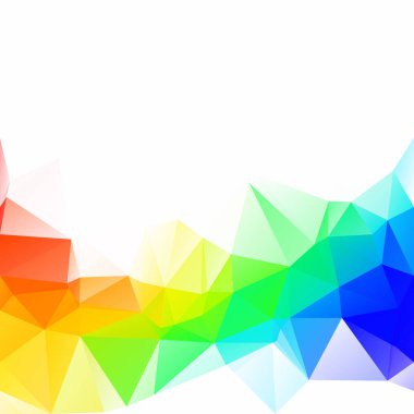 Renkli poligonal mozaik arka plan yaratıcı tasarım şablonları