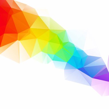 Renkli poligonal mozaik arka plan yaratıcı tasarım şablonları