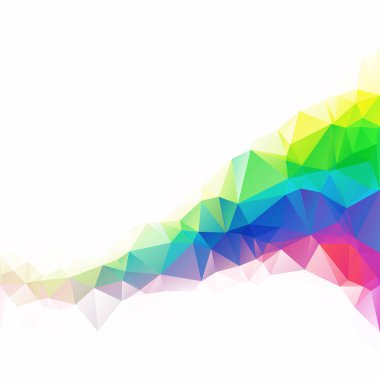Renkli poligonal mozaik arka plan yaratıcı tasarım şablonları