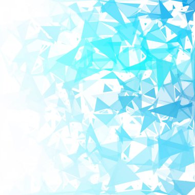 Mavi mola mozaik arka plan, yaratıcı tasarım şablonları