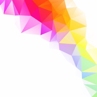 Renkli poligonal mozaik arka plan yaratıcı tasarım şablonları