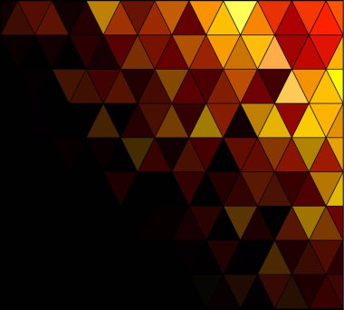 Kareden oluşan bir kılavuz Mozaik arka plan, yaratıcı tasarım şablonları sarı