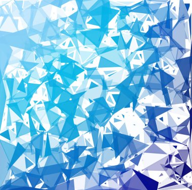 Mavi mola mozaik arka plan, yaratıcı tasarım şablonları