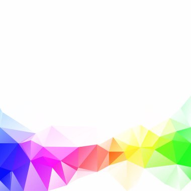 Renkli poligonal mozaik arka plan yaratıcı tasarım şablonları