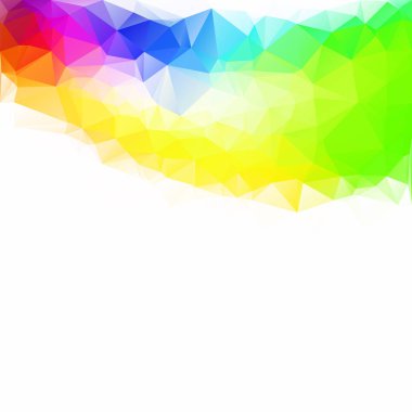 Renkli poligonal mozaik arka plan yaratıcı tasarım şablonları