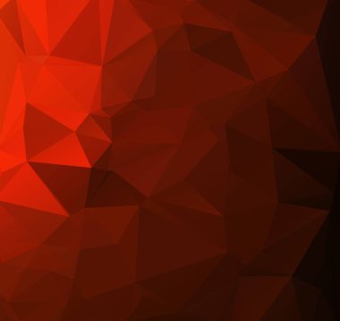 Kırmızı Çokgen Mozaik Arkaplan, Yaratıcı Tasarım Şablonları