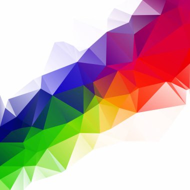 Renkli poligonal mozaik arka plan yaratıcı tasarım şablonları