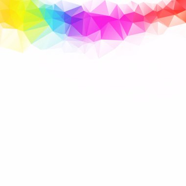 Renkli poligonal mozaik arka plan yaratıcı tasarım şablonları