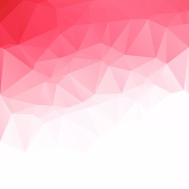 Kırmızı Çokgen Mozaik Arkaplan, Yaratıcı Tasarım Şablonları