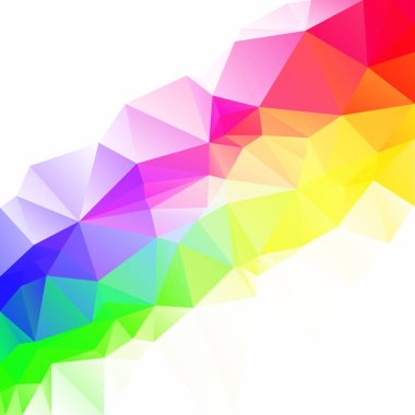 Renkli poligonal mozaik arka plan yaratıcı tasarım şablonları
