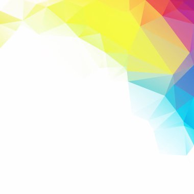 Renkli poligonal mozaik arka plan yaratıcı tasarım şablonları