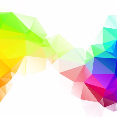 Renkli poligonal mozaik arka plan yaratıcı tasarım şablonları