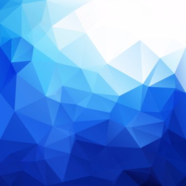 mavi çokgen mozaik arkaplan, yaratıcı tasarım şablonları