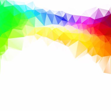 Renkli poligonal mozaik arka plan yaratıcı tasarım şablonları