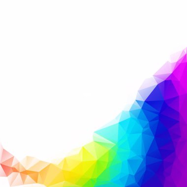 Renkli poligonal mozaik arka plan yaratıcı tasarım şablonları
