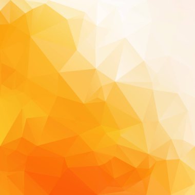 Turuncu poligonal mozaik arka plan yaratıcı tasarım şablonları