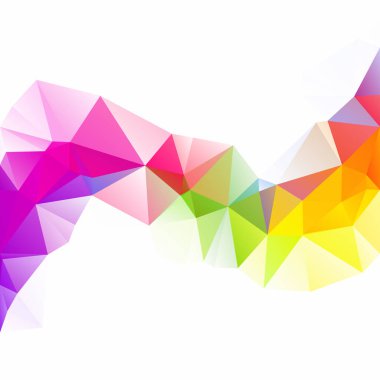 Renkli poligonal mozaik arka plan yaratıcı tasarım şablonları