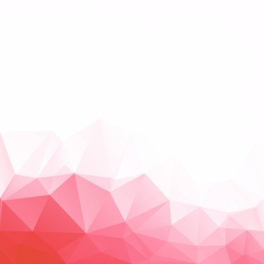 Kırmızı Çokgen Mozaik Arkaplan, Yaratıcı Tasarım Şablonları