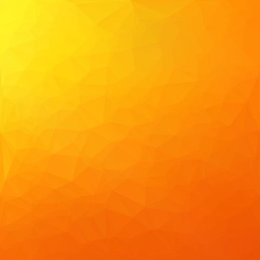 Turuncu poligonal mozaik arka plan yaratıcı tasarım şablonları