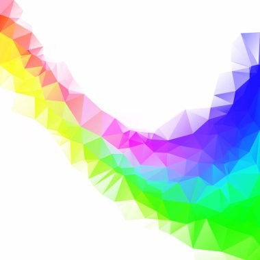 Renkli poligonal mozaik arka plan yaratıcı tasarım şablonları