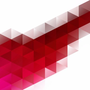 Kırmızı kılavuz Mozaik arka plan, yaratıcı tasarım şablonları