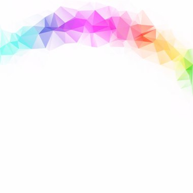 Renkli poligonal mozaik arka plan yaratıcı tasarım şablonları