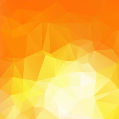Turuncu poligonal mozaik arka plan yaratıcı tasarım şablonları
