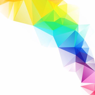 Renkli poligonal mozaik arka plan yaratıcı tasarım şablonları
