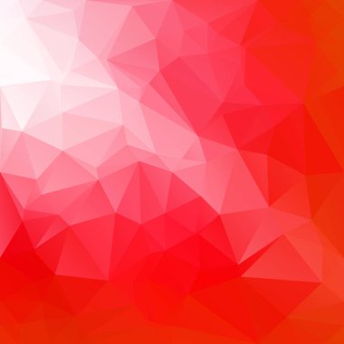 Kırmızı Çokgen Mozaik Arkaplan, Yaratıcı Tasarım Şablonları