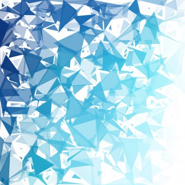 Mavi mola mozaik arka plan, yaratıcı tasarım şablonları