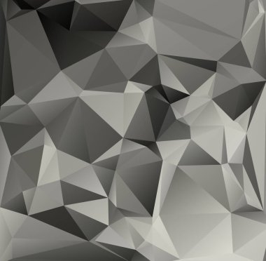 Gri Beyaz Çokgen Arkaplan, Yaratıcı Tasarım Şablonları