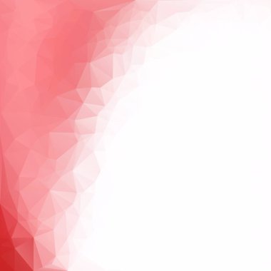 Kırmızı Çokgen Mozaik Arkaplan, Yaratıcı Tasarım Şablonları