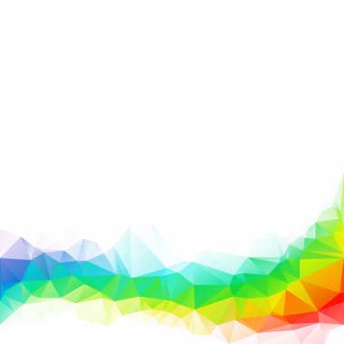 Renkli poligonal mozaik arka plan yaratıcı tasarım şablonları