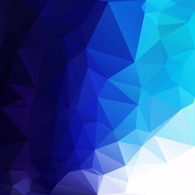 mavi çokgen mozaik arkaplan, yaratıcı tasarım şablonları