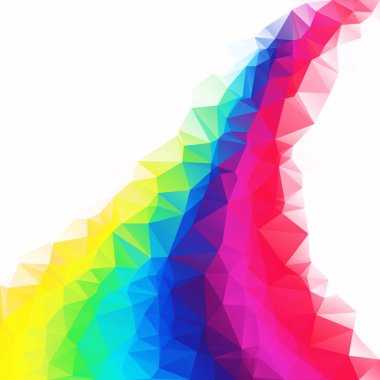 Renkli poligonal mozaik arka plan yaratıcı tasarım şablonları