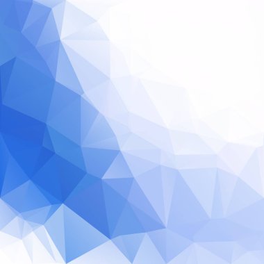 mavi çokgen mozaik arkaplan, yaratıcı tasarım şablonları