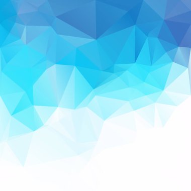 mavi çokgen mozaik arkaplan, yaratıcı tasarım şablonları