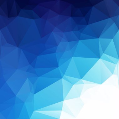 mavi çokgen mozaik arkaplan, yaratıcı tasarım şablonları