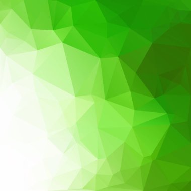 Yeşil Çokgen Mozaik Arkaplan, Yaratıcı Tasarım Şablonları