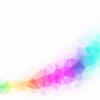 Renkli poligonal mozaik arka plan yaratıcı tasarım şablonları