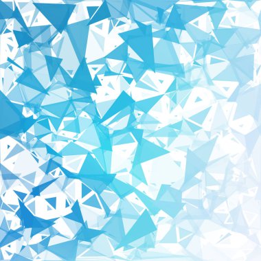 Mavi mola mozaik arka plan, yaratıcı tasarım şablonları