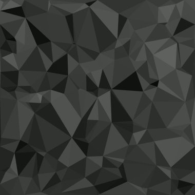 Siyah poligonal mozaik arka plan, yaratıcı tasarım şablonları