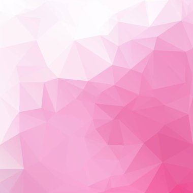 Pembe Çokgen Mozaik Arkaplan, Yaratıcı Tasarım Şablonları